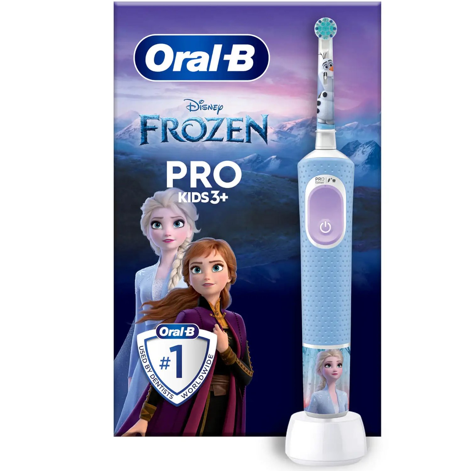 Läs mer om Oral B Eltandborste Vitality Pro Kids Frozen HBOX