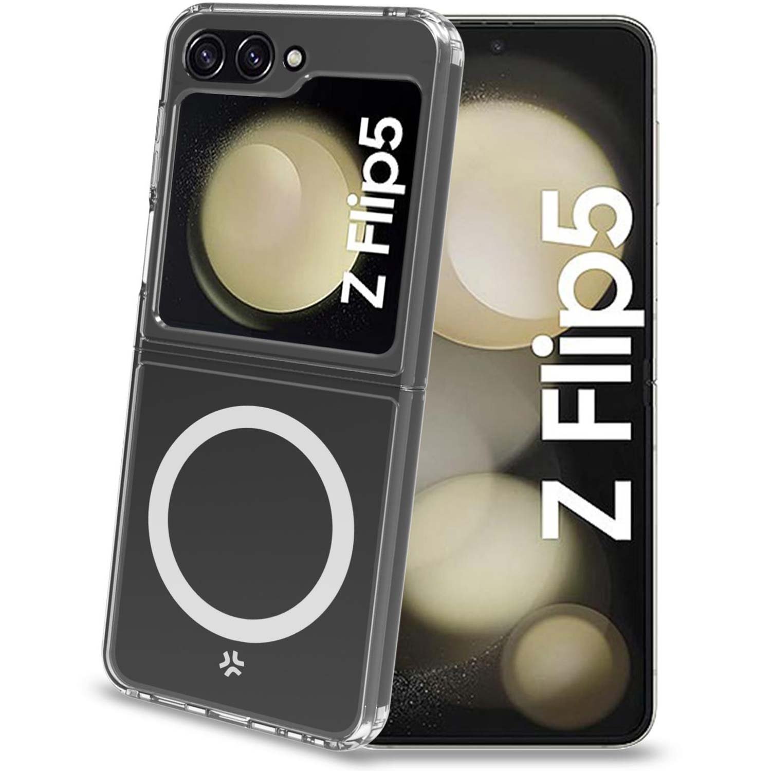 Läs mer om Celly Gelskinmag Magnetic TPU Cover Galaxy Z Flip 5 Transparent