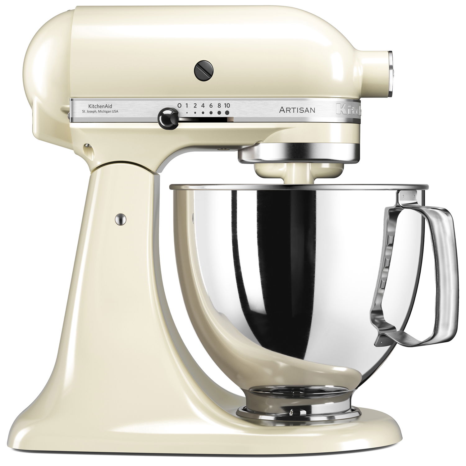 Läs mer om KitchenAid Köksmaskin 5KSM125EAC Artisan Créme 4,8l