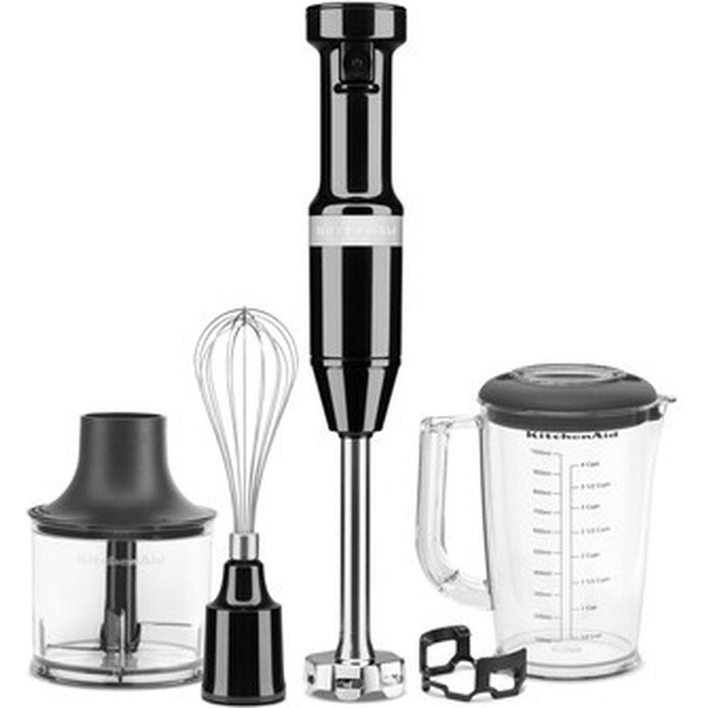 Läs mer om KitchenAid Handblender with accessories black