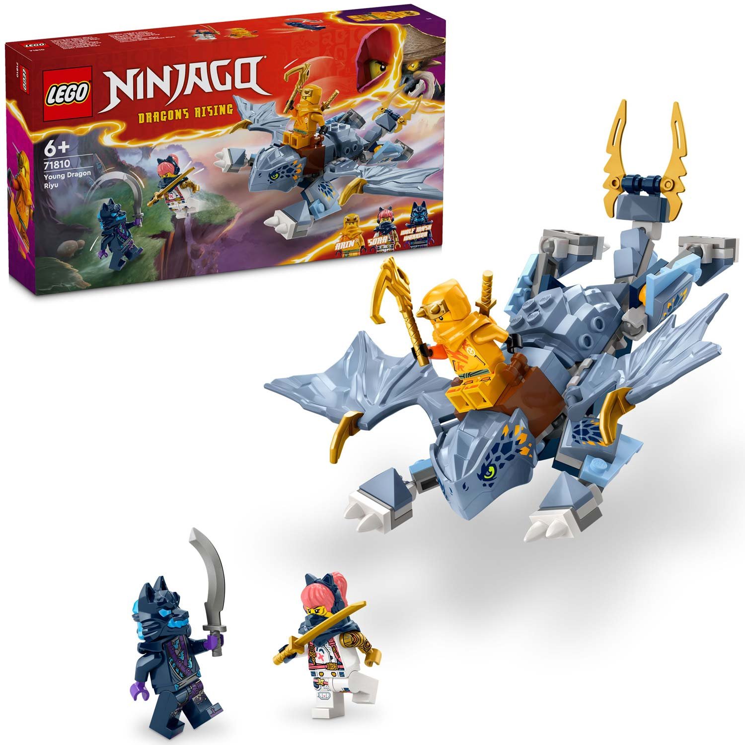 Läs mer om LEGO Ninjago - Drakungen Riyu 71810