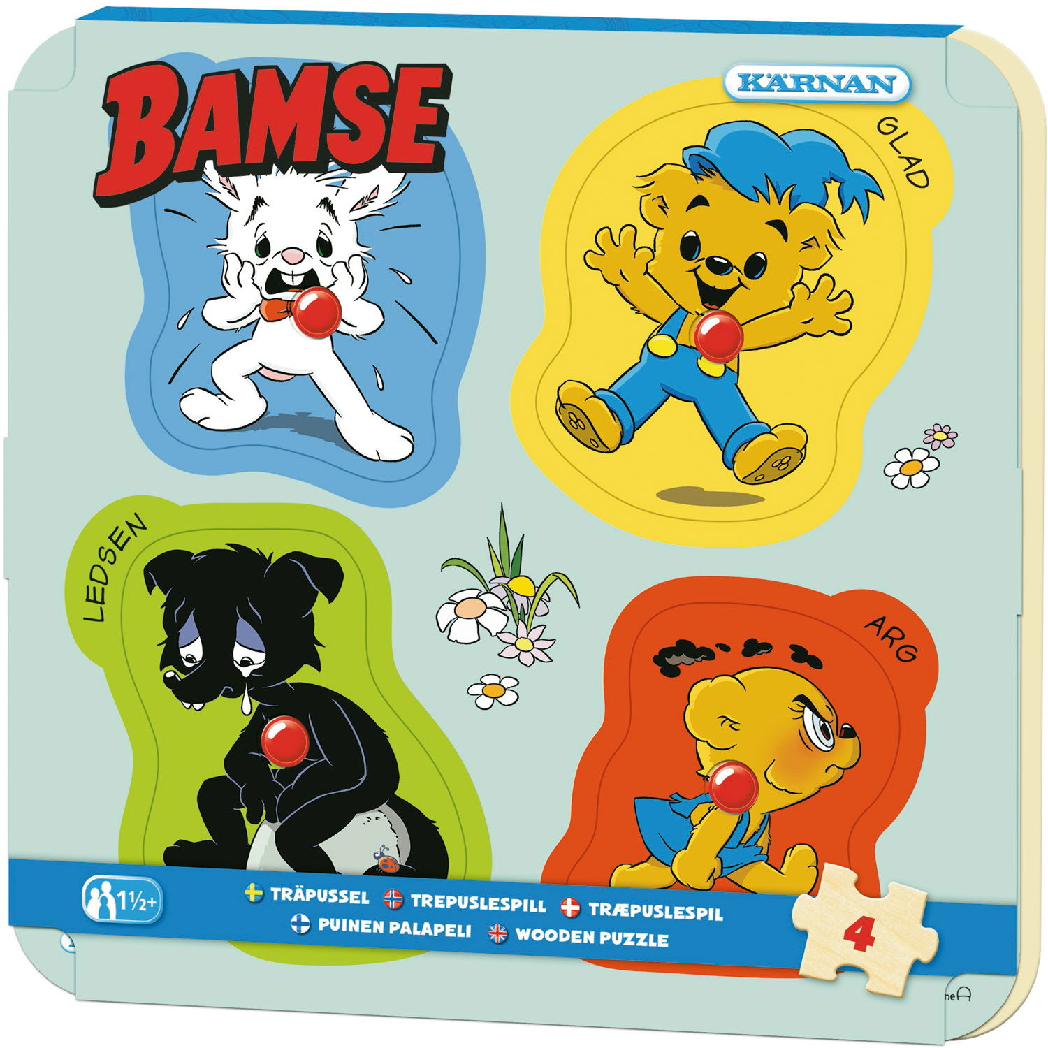 Läs mer om Kärnan Knoppussel Bamse 4 bitar