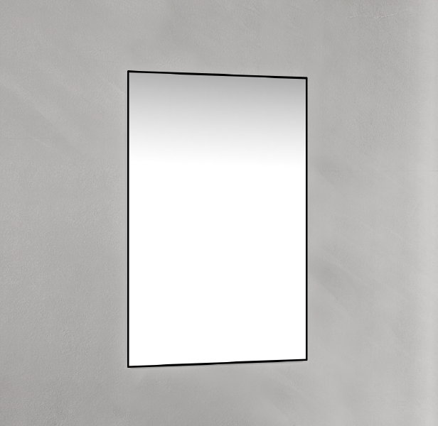 Läs mer om Macro Design Spegel Badrumsmöbel Belysning : Utan Belysning BADRUMSMÖBEL Spegel : Med Svart Ram BADRUMSMÖBEL Bredd CM : 45 cm