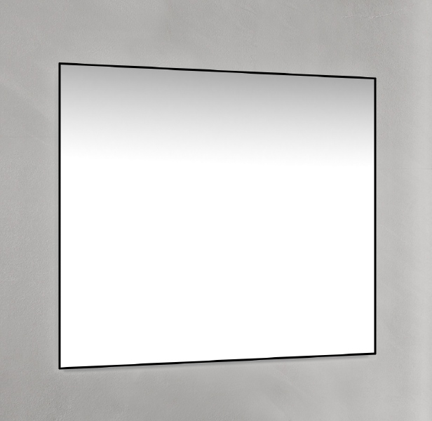 Läs mer om Macro Design Spegel Badrumsmöbel Belysning : Utan Belysning BADRUMSMÖBEL Spegel : Med Svart Ram BADRUMSMÖBEL Bredd CM : 80 cm