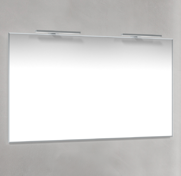 Läs mer om Macro Design Spegel Med T-Belysning Badrumsmöbel Belysning : Med T-belysning LED BADRUMSMÖBEL Spegel : Med Krom Ram BADRUMSMÖBEL