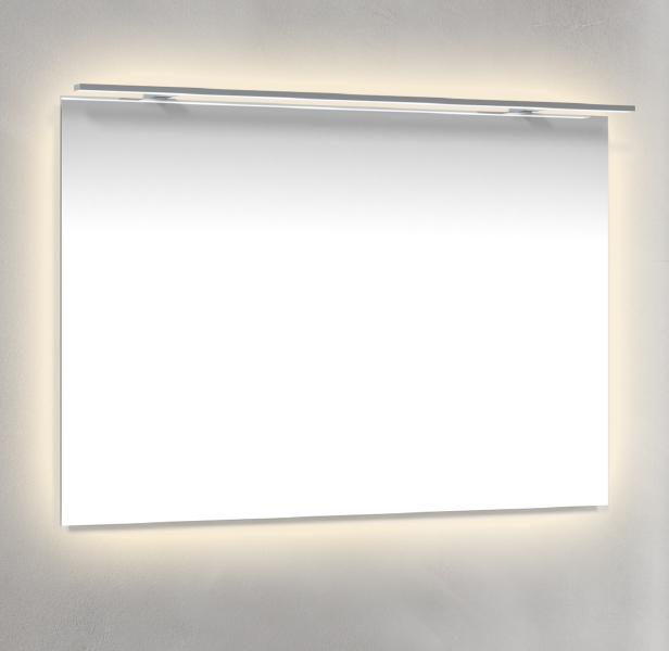 Läs mer om Macro Design Spegel Med Rampbelysning Badrumsmöbel Belysning : Med Ramp-belysning & Ambilight BADRUMSMÖBEL Spegel : Utan Ram BAD